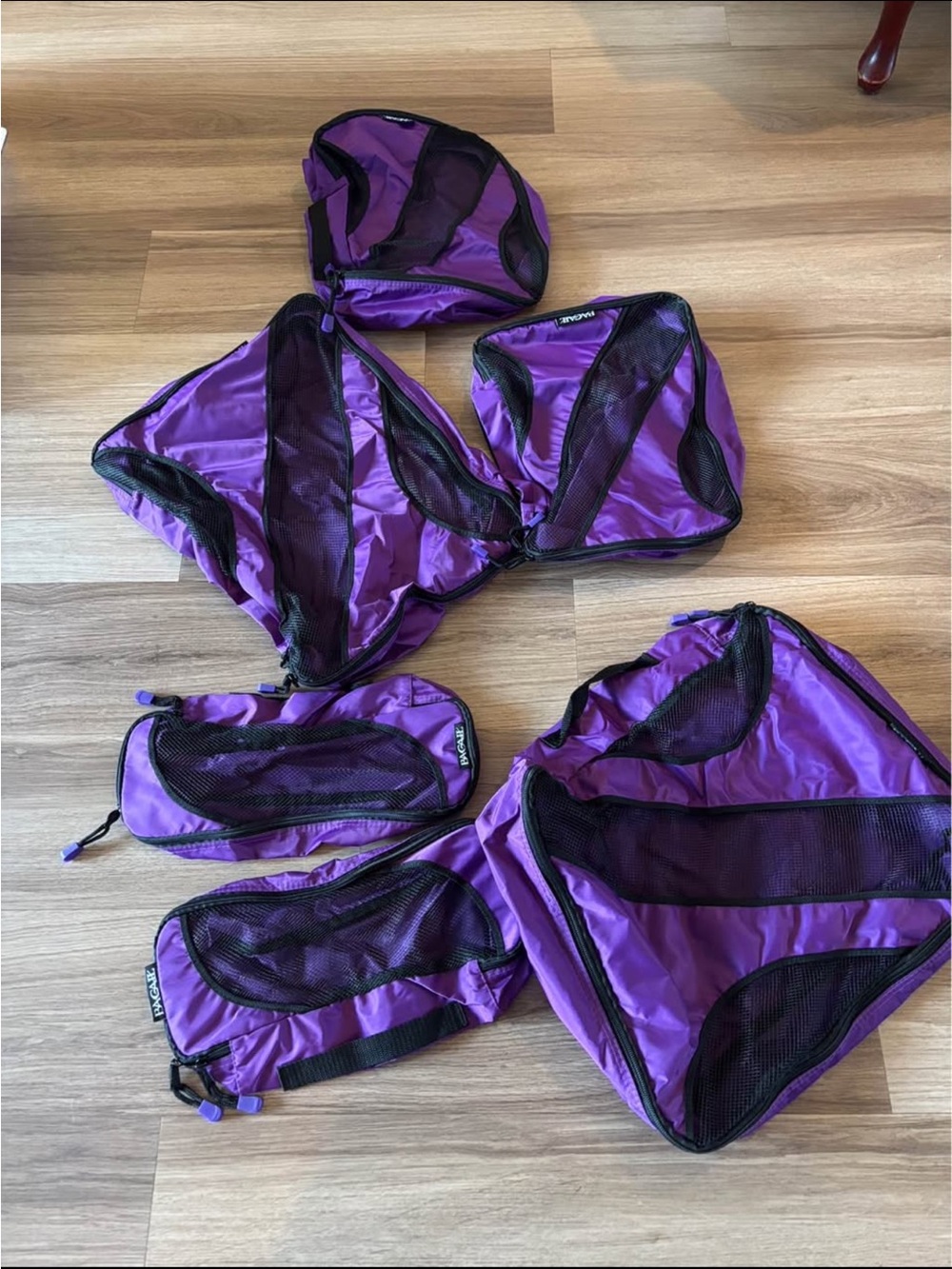 Travel Packing Cube Set - Purple Organizational Bags